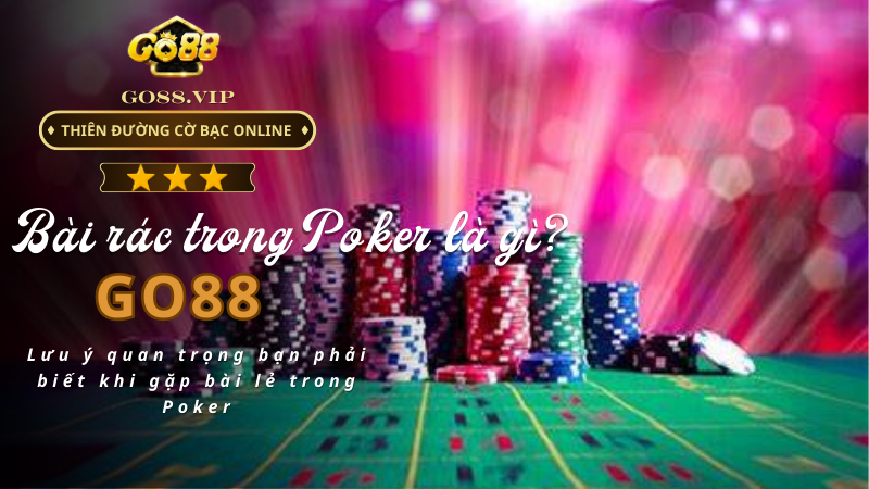 Lưu ý quan trọng bạn phải biết khi gặp bài lẻ trong Poker